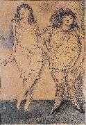 Jules Pascin Two lady oil painting